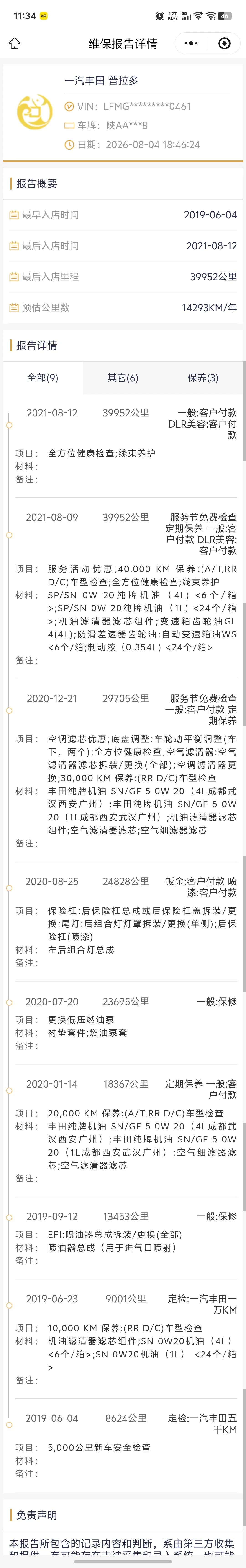 丰田 普拉多 2018款 3.5L 自动VX NAVI (060461) · 长图资料 29 顶部预览
